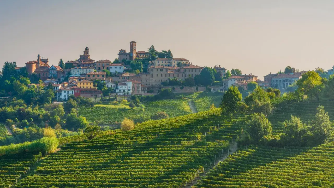 Colline vitate e borgo con torri: ecco cosa vedere a Barolo, un incanto piemontese.